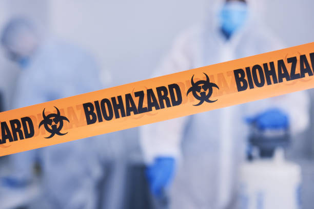 Professional Biohazard technician working in Nichols, WI